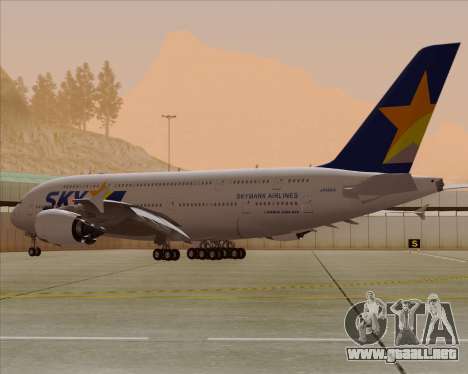 Airbus A380-800 Skymark Airlines para GTA San Andreas