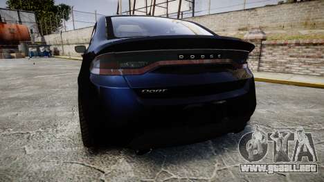 Dodge Dart 2013 Undercover [ELS] para GTA 4