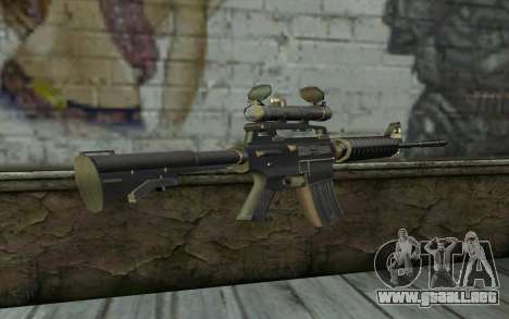 M4 from Hitman 2 para GTA San Andreas