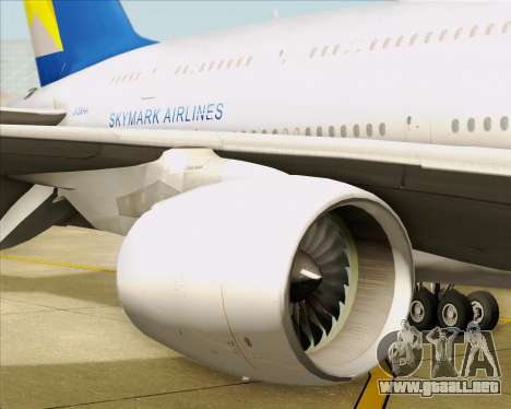 Airbus A380-800 Skymark Airlines para GTA San Andreas