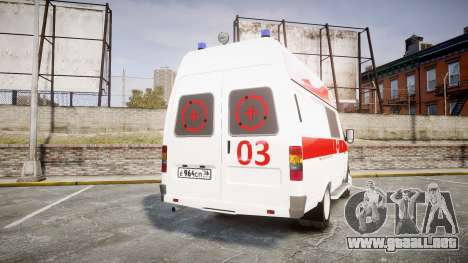 GAS-32214 Ambulancia para GTA 4