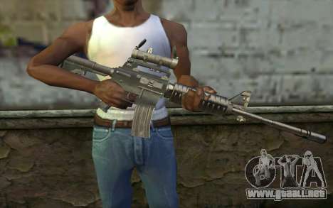 M4 from Hitman 2 para GTA San Andreas