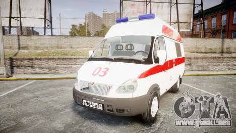 GAS-32214 Ambulancia para GTA 4