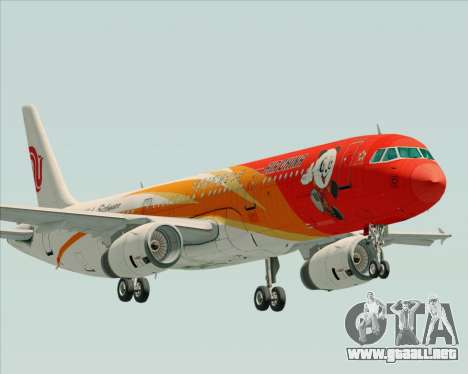 Airbus A321-200 Air China (Beautiful Sichuan) para GTA San Andreas