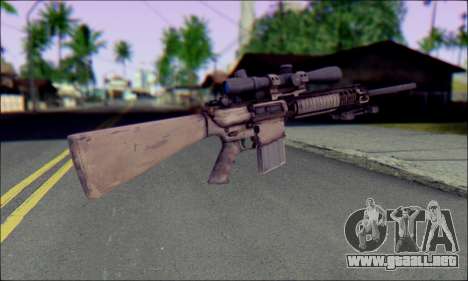 M110 con una mira Óptica para GTA San Andreas