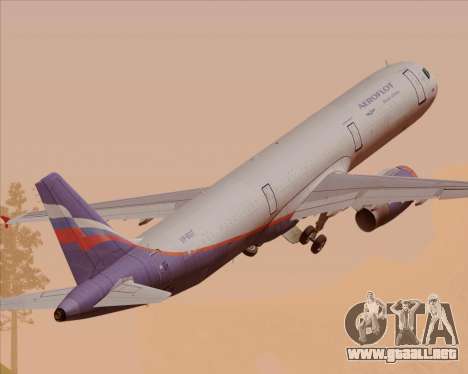 Airbus A321-200 Aeroflot - Russian Airlines para GTA San Andreas