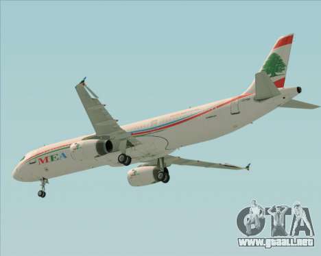 Airbus A321-200 Middle East Airlines (MEA) para GTA San Andreas