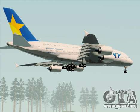 Airbus A380-800 Skymark Airlines para GTA San Andreas