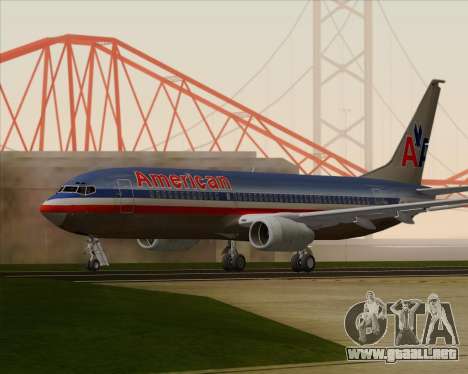 Boeing 737-800 American Airlines para GTA San Andreas