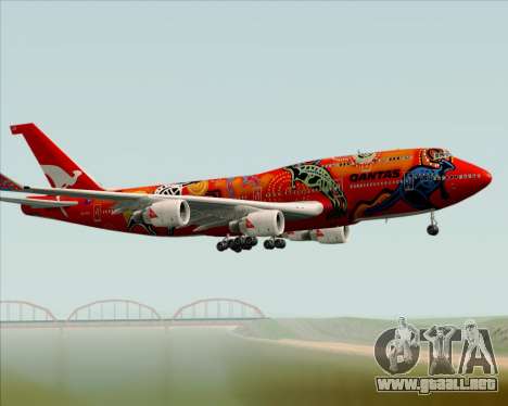 Boeing 747-400ER Qantas (Wunala Dreaming) para GTA San Andreas