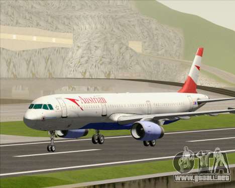 Airbus A321-200 Austrian Airlines para GTA San Andreas