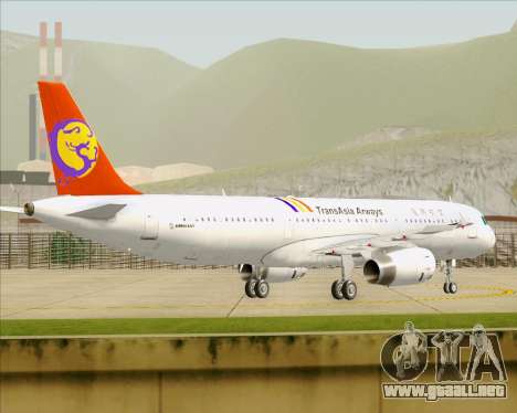 Airbus A321-200 TransAsia Airways para GTA San Andreas