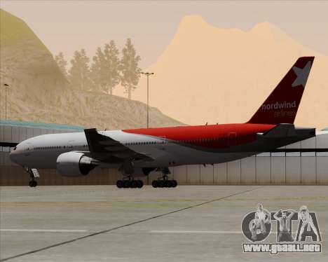 Boeing 777-21BER Nordwind Airlines para GTA San Andreas