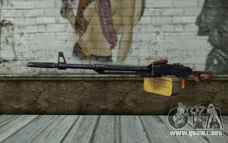 La Ametralladora Kalashnikov Modernizado para GTA San Andreas