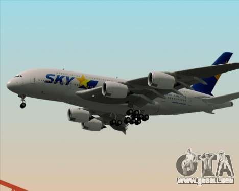 Airbus A380-800 Skymark Airlines para GTA San Andreas