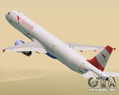 Airbus A321-200 Austrian Airlines para GTA San Andreas