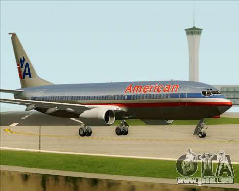 Boeing 737-800 American Airlines para GTA San Andreas