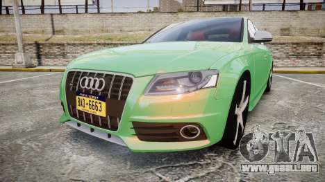 Audi S4 2010 FF Edition para GTA 4