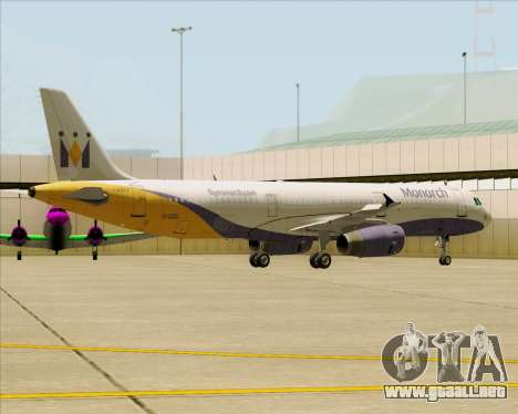 Airbus A321-200 Monarch Airlines para GTA San Andreas