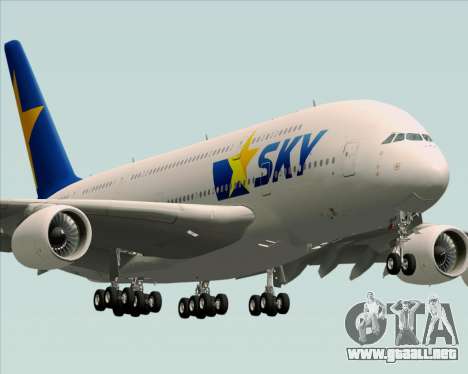 Airbus A380-800 Skymark Airlines para GTA San Andreas