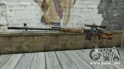 Fusil De Francotirador Dragunov para GTA San Andreas