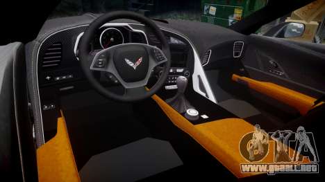 Chevrolet Corvette C7 Stingray 2014 v2.0 TireBFG para GTA 4