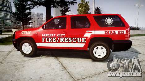 Chevrolet Tahoe Fire Chief [ELS] para GTA 4