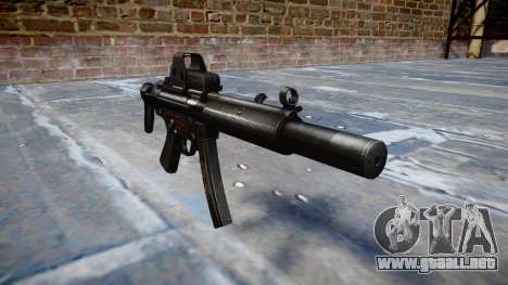 Pistola de MP5SD EOTHS CS b de destino para GTA 4