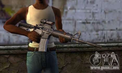 M4 Carbine ACOG para GTA San Andreas