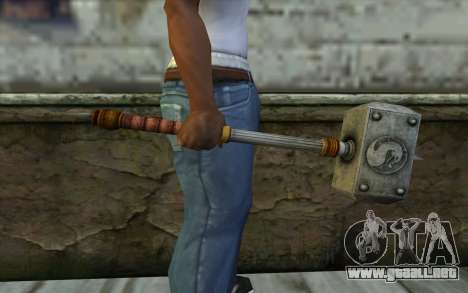 Shao Kahn Hammer From Mortal Kombat 9 para GTA San Andreas