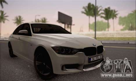 BMW F30 320d para GTA San Andreas