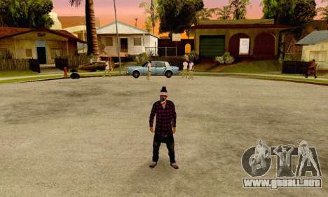 The Ballas Gang Skin Pack para GTA San Andreas