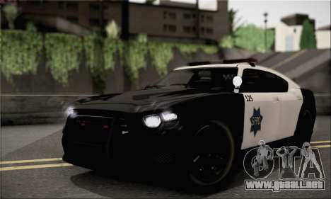 Bravado Buffalo S Police Edition (IVF) para GTA San Andreas