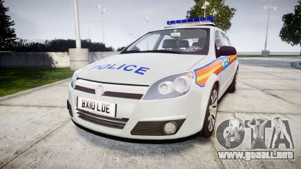 Vauxhall Astra 2010 Metropolitan Police [ELS] para GTA 4