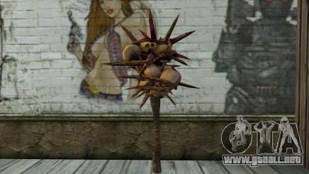 Spyked Zombie Skull Bat From Resident Evil 5 para GTA San Andreas