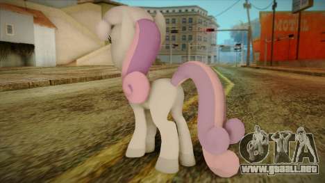 Sweetiebelle from My Little Pony para GTA San Andreas