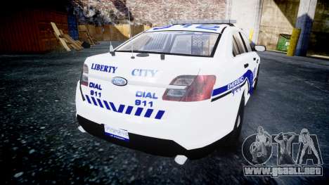 Ford Taurus 2014 Liberty City Police [ELS] para GTA 4