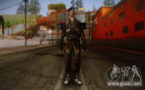 Soldier Skin 2 para GTA San Andreas