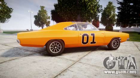 Dodge Charger RT 1969 General Lee para GTA 4