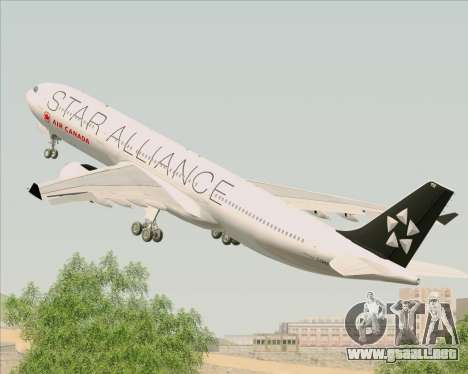 Airbus A330-300 Air Canada Star Alliance Livery para GTA San Andreas