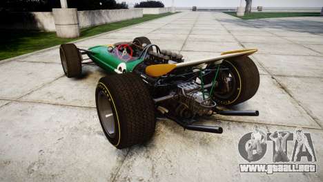 Lotus Type 49 1967 [RIV] PJ25-26 para GTA 4