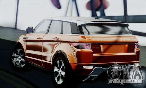 Range Rover Evoque 2014 para GTA San Andreas