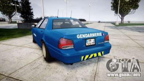 GTA V Vapid Police Cruiser Gendarmerie2 para GTA 4