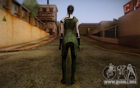 Liara T Soni Scientist Suit from Mass Effect para GTA San Andreas