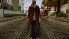 Aiden Pearce from Watch Dogs v5 para GTA San Andreas