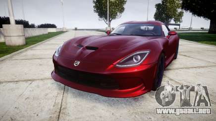 Dodge Viper SRT GTS 2013 para GTA 4