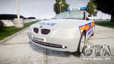BMW 525d E60 2009 Police [ELS] para GTA 4
