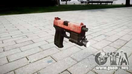 La pistola HK USP 45 rojo para GTA 4