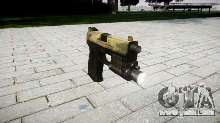 La pistola HK USP 45 flora para GTA 4
