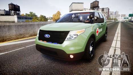 Ford Explorer 2013 Army [ELS] para GTA 4